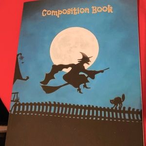 Composition book.